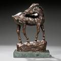 Anna Hyatt Huntington American 18761973 Colt Biting His Rump