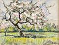 PaulEmile Pissarro French 18841972 Flowering Tree