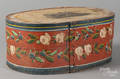 Continental painted bentwood box