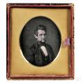 American School 19th Century Halfplate Daguerreotype Portrait of Eli Westcott Bailey 18091899