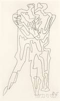 Ossip Zadkine FrenchRussian 18901967 Two Figures