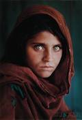 Steve McCurry American b 1950 Afghan Girl Refugee Camp Pakistan