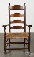 Delaware Valley ladderback armchair