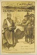 Jules Adler Emprunt  Defense Nationale French WWI Lithograph Poster
