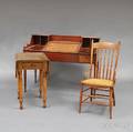 Country Writing Desk Dropleaf Table and Chair