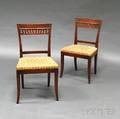 Pair of Neoclassicalstyle Mahogany Side Chairs