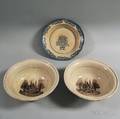 Three Tinglazed Earthenware Bowls