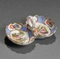 Meissen Porcelain Double Salt Cellar