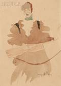 Jacques Villon French 18751963 Chanteuse des Rues