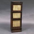 Diminutive Oak Threestack Bookcase