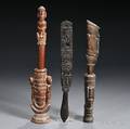 Three Melanesian Carved Wood Items