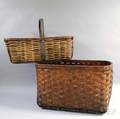 Two Large Woven Splint Baskets