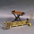 Group of Mostly Brass Fireplace Items