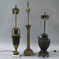 Three Metal Lamps