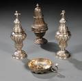 Four Pieces of Silver Tableware