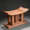 Ashanti Carved Wood Stool