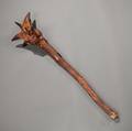 Penobscot Carved Burlheaded Club