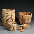Five American Indian Baskets