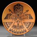 Contemporary Hopi Painted Pottery Bowl