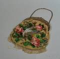 Polychrome Beaded Purse with German 800 Silver Frame