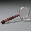 Bohemian Garnetmounted Magnifying Glass