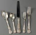 Tiffany amp Co English King Pattern Sterling Silver Flatware Service