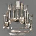 Frank Whiting Lily Pattern Sterling Silver Flatware Service