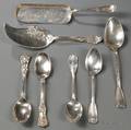 Seven Pieces of Tiffany amp Co Sterling Silver Flatware