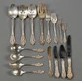 Reed amp Barton Florentine Lace Pattern Sterling Silver Flatware Service