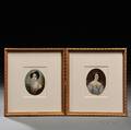 Four Framed Portrait Miniatures