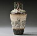 Doulton Lambeth Hannah Barlow Decorated Stoneware Vase