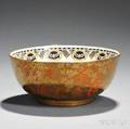 Wedgwood Fairyland Lustre Coral and Bronze Imperial Bowl