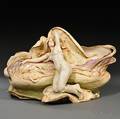 Teplitz Porcelain Art Nouveaustyle Figural Bowl
