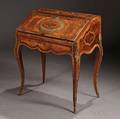 Louis XVstyle Kingwood and Tulipwoodveneered Bureau de Dame