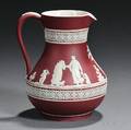 Wedgwood Crimson Jasper Dip Etruscan Jug