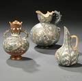 Three Doulton Lambeth Carrara Items