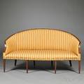 George III Mahogany Settee