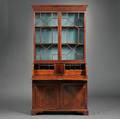 George III Mahogany Secretary Bookcase