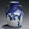 Wedgwood Dark Blue Jasper Dip Portland Vase