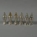 Six Sterling Silver Casters
