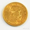 1876 Netherlands Ten Gulden Gold Coin 