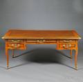 Louis XV Provincial Fruitwood Bureau Plat