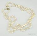 Cultured Pearl Doublestrand Necklace
