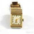 Ladys Geneve 14kt Gold Bracelet Wristwatch