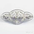 Edwardian Platinum and Diamond Brooch