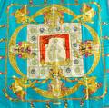 Hermes Hommage a Charles Garnier Silk Scarf