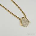 14kt Gold and Diamond Pendant Necklace