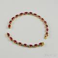 18kt Gold Ruby and Diamond Bracelet