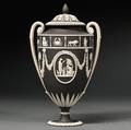 Wedgwood Black Jasper Dip Vase and Cover