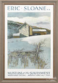 Eric Sloane signed exhibition poster for the Museum of the Southwest
